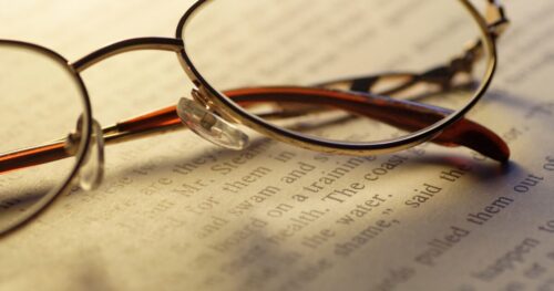 老眼鏡アップ